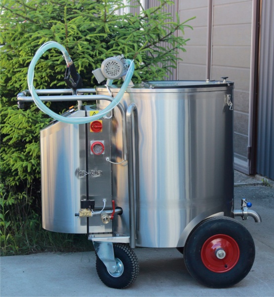 Молочное такси на 4-х колёсах с электроприводом